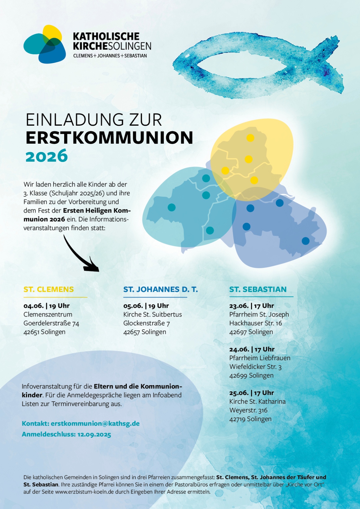 Einladung zur Erstkommunion 2026
