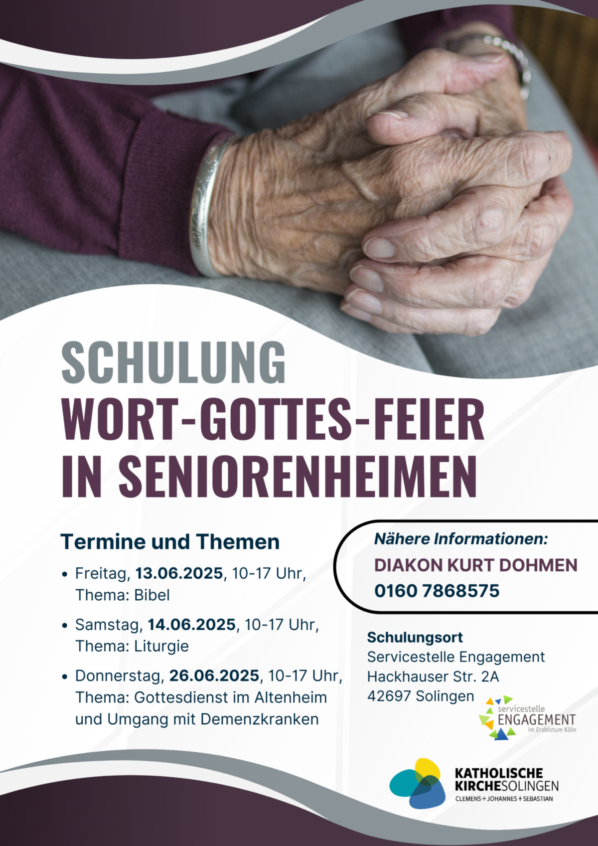 Schulung Wort-Gottes-Feiern in Seniorenheimen