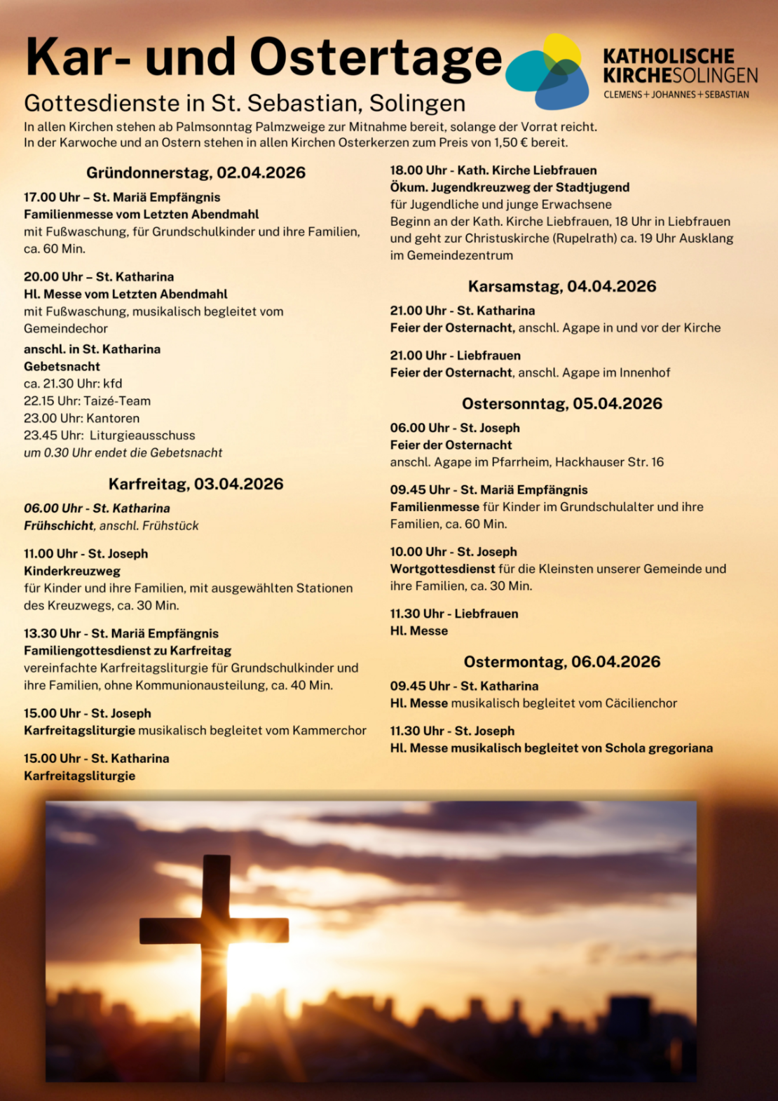 Kar- und Ostertage 2026